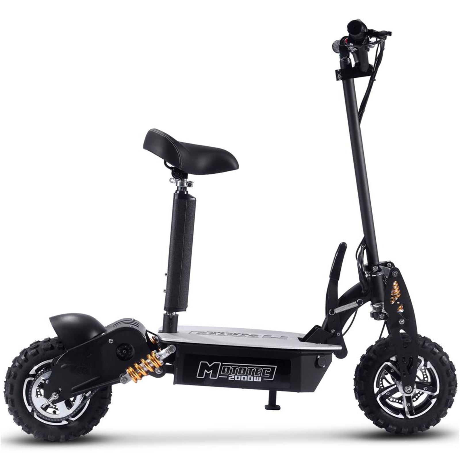 MotoTec USA 2000w 48v Electric Scooter - Black MT-2000W_BLACK_904374