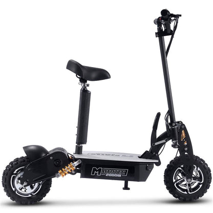MotoTec USA 2000w 48v Electric Scooter - Black MT-2000W_BLACK_904374