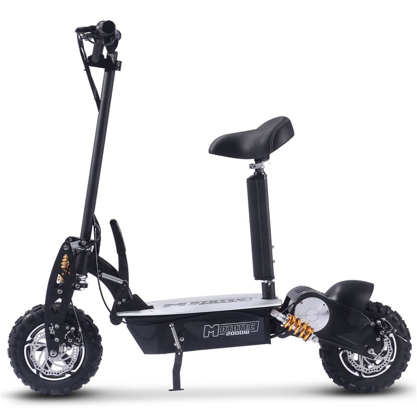 MotoTec USA 2000w 48v Electric Scooter - Black MT-2000W_BLACK_904373