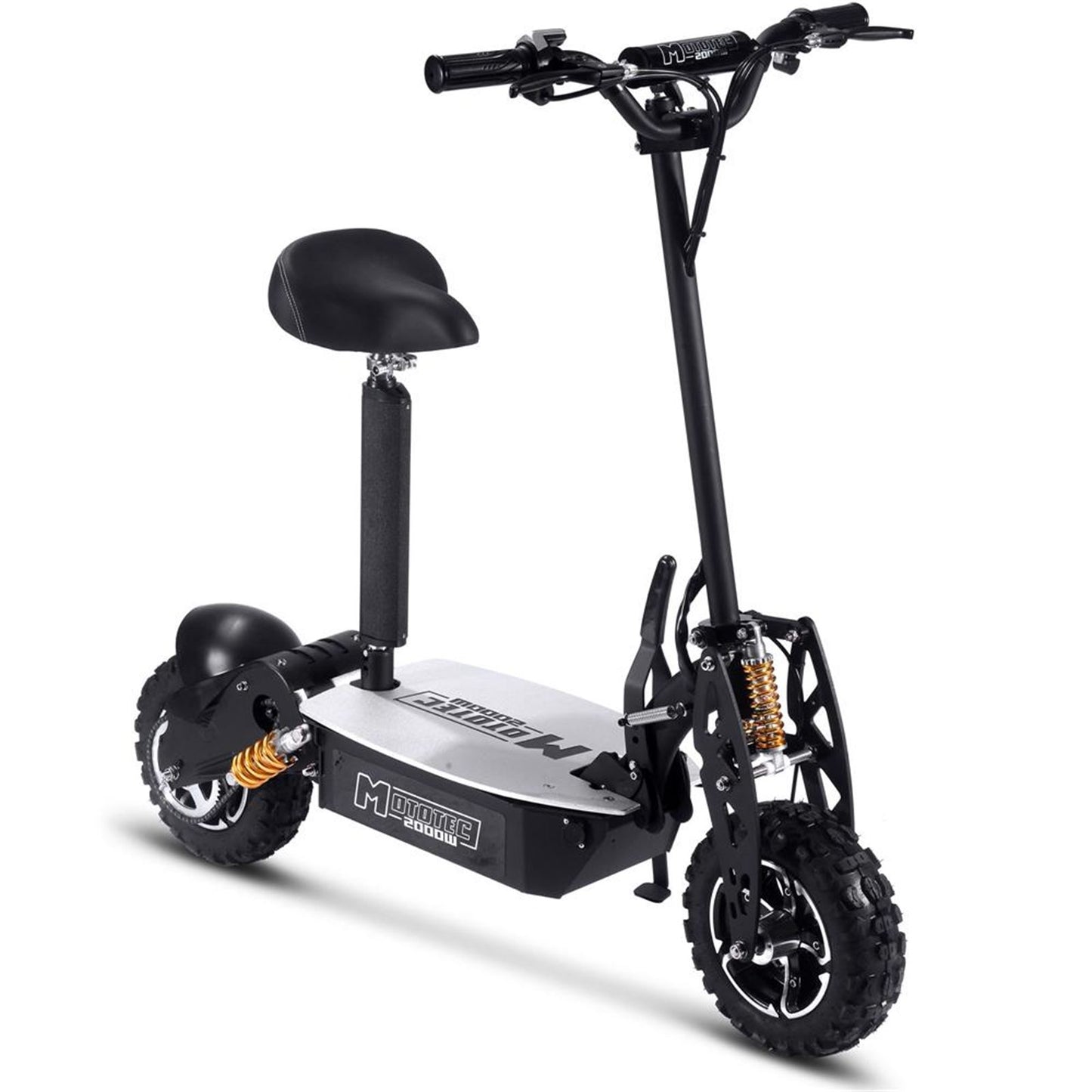 MotoTec USA 2000w 48v Electric Scooter - Black MT-2000W_BLACK_904380