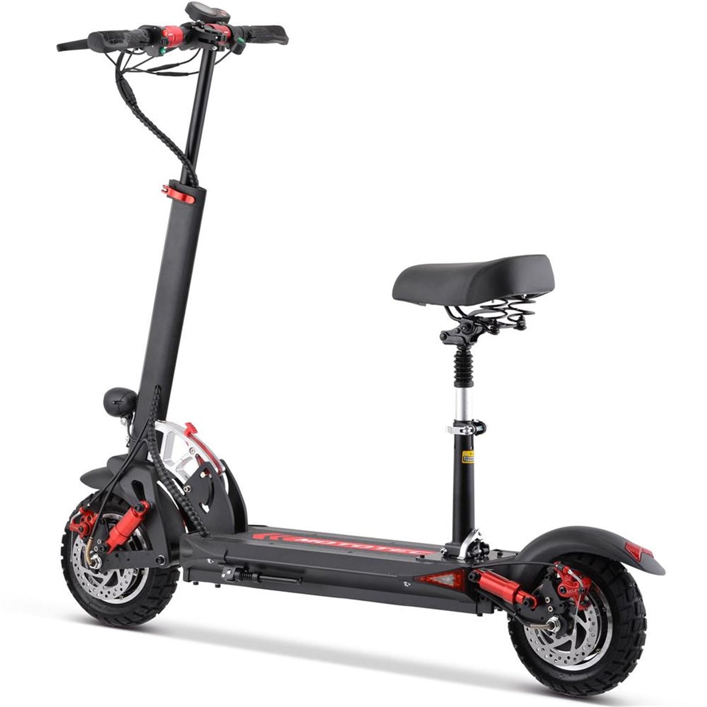 MotoTec USA Thor 60v 2400w Lithium Electric Scooter - Black MT-THOR-2400W_BLACK_909790