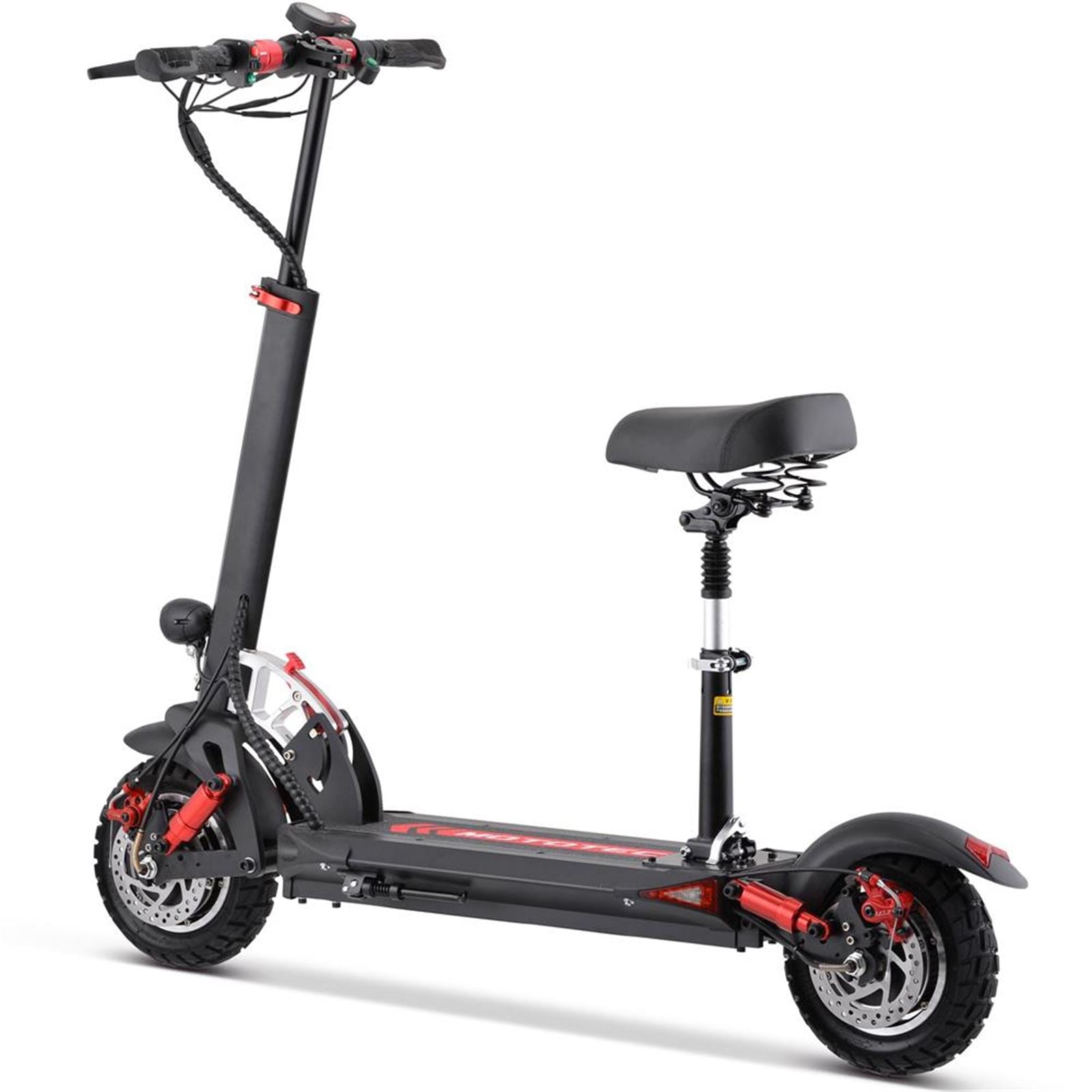 MotoTec USA Thor 60v 2400w Lithium Electric Scooter - Black MT-THOR-2400W_BLACK_909790