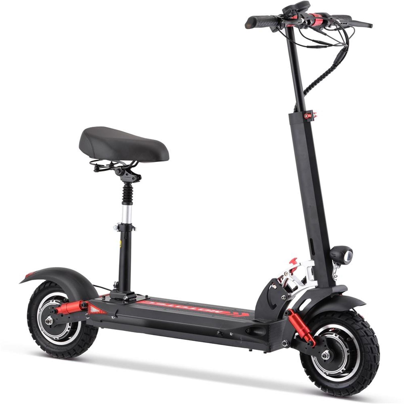 MotoTec USA Thor 60v 2400w Lithium Electric Scooter - Black MT-THOR-2400W_BLACK_909789