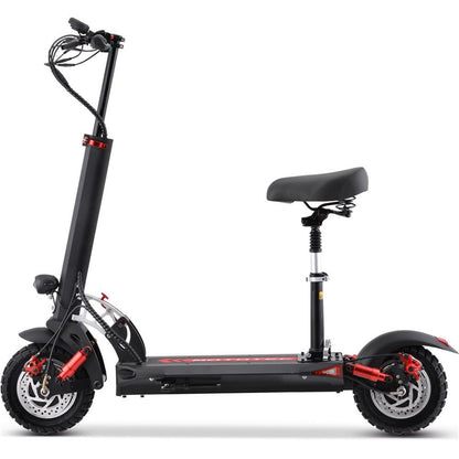 MotoTec USA Thor 60v 2400w Lithium Electric Scooter - Black MT-THOR-2400W_BLACK_909787