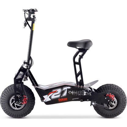 MotoTec USA Vulcan 48v 1600w Electric Scooter - Black MT-VULCAN-1600W_BLACK_909829