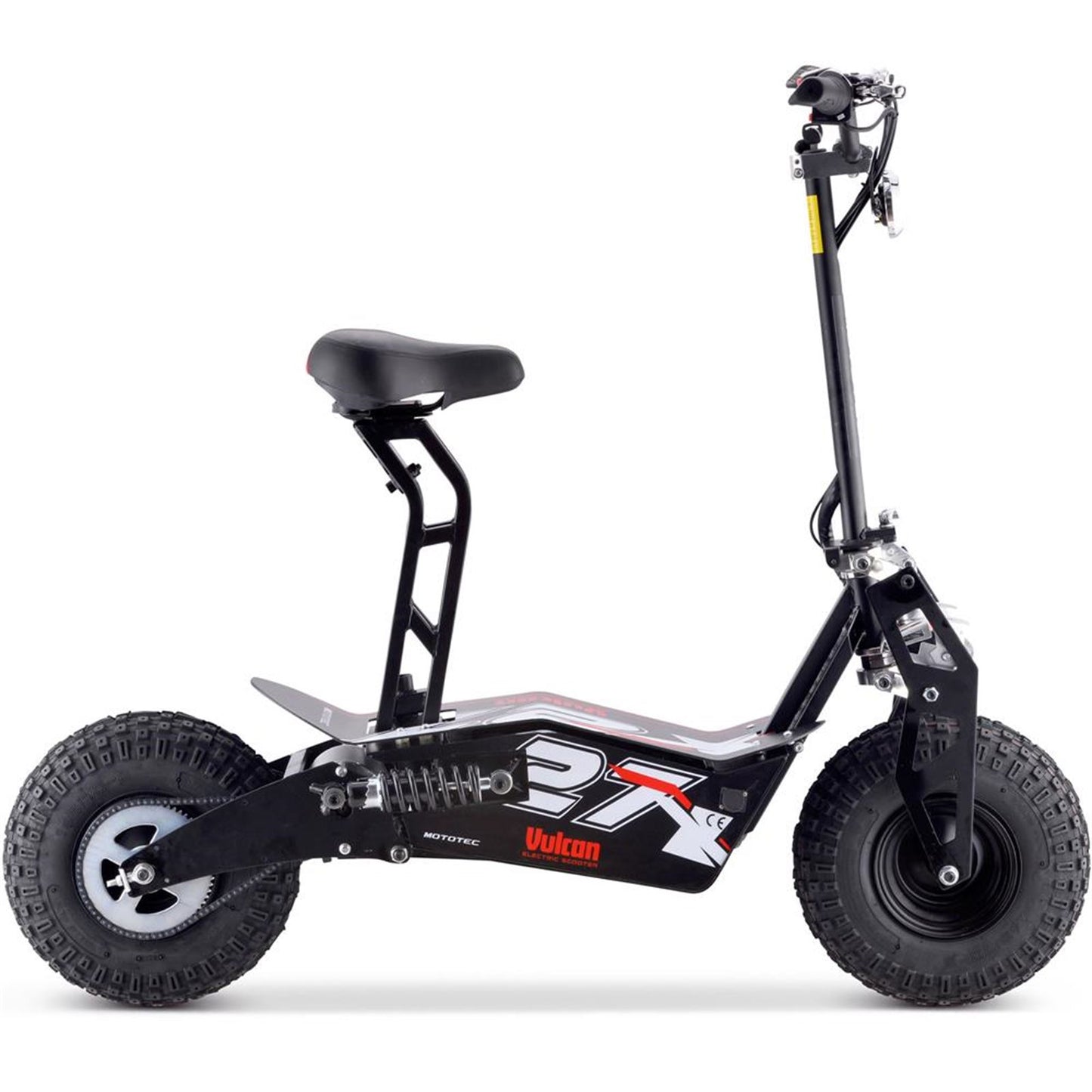 MotoTec USA Vulcan 48v 1600w Electric Scooter - Black MT-VULCAN-1600W_BLACK_909827