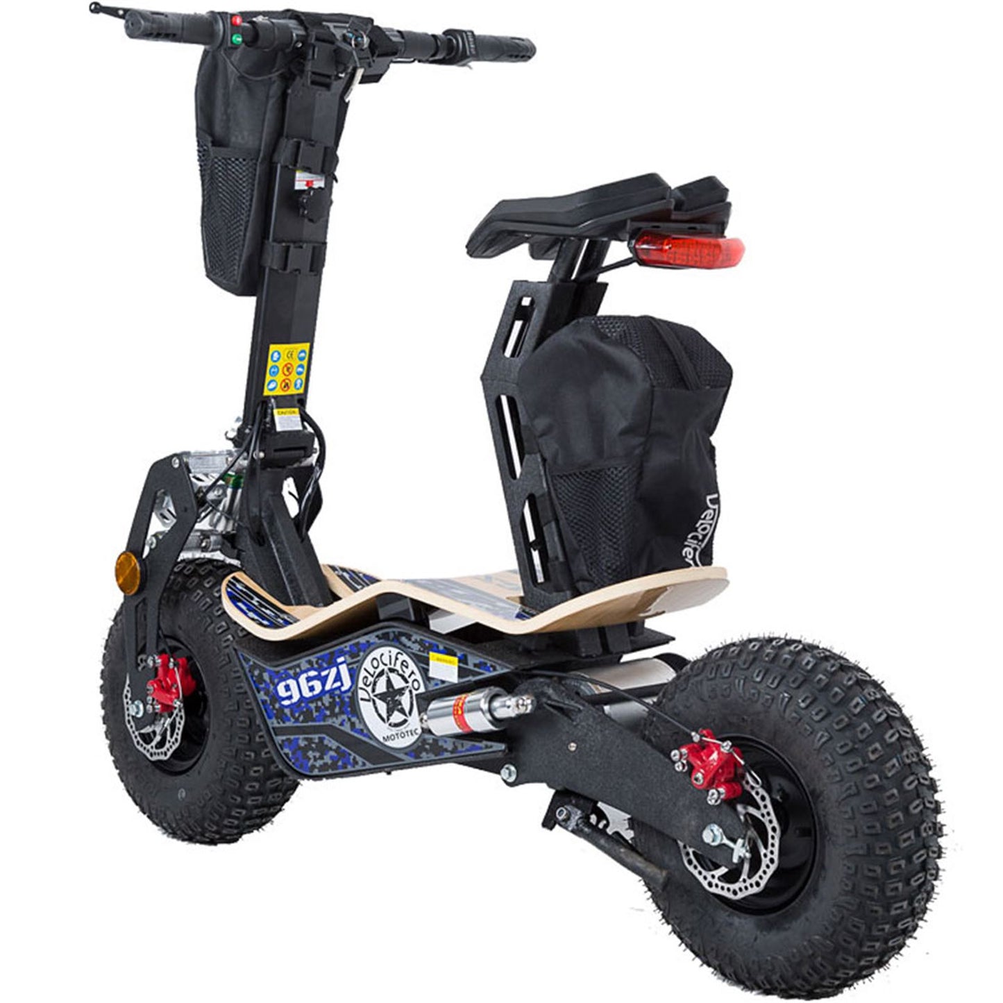 MotoTec USA Mad 1600w 48v Electric Scooter MT-MAD-1600_BLUE_909022