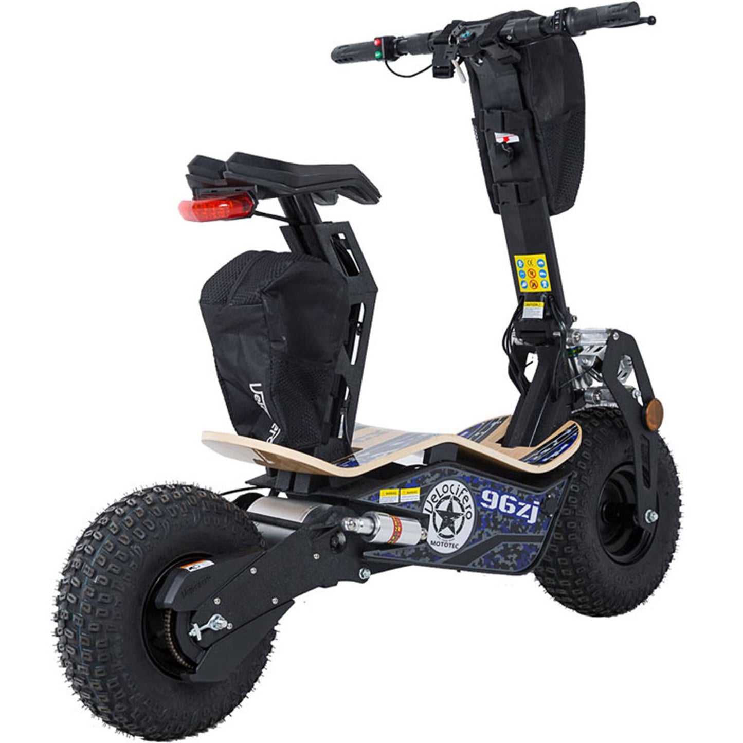 MotoTec USA Mad 1600w 48v Electric Scooter MT-MAD-1600_BLUE_909021