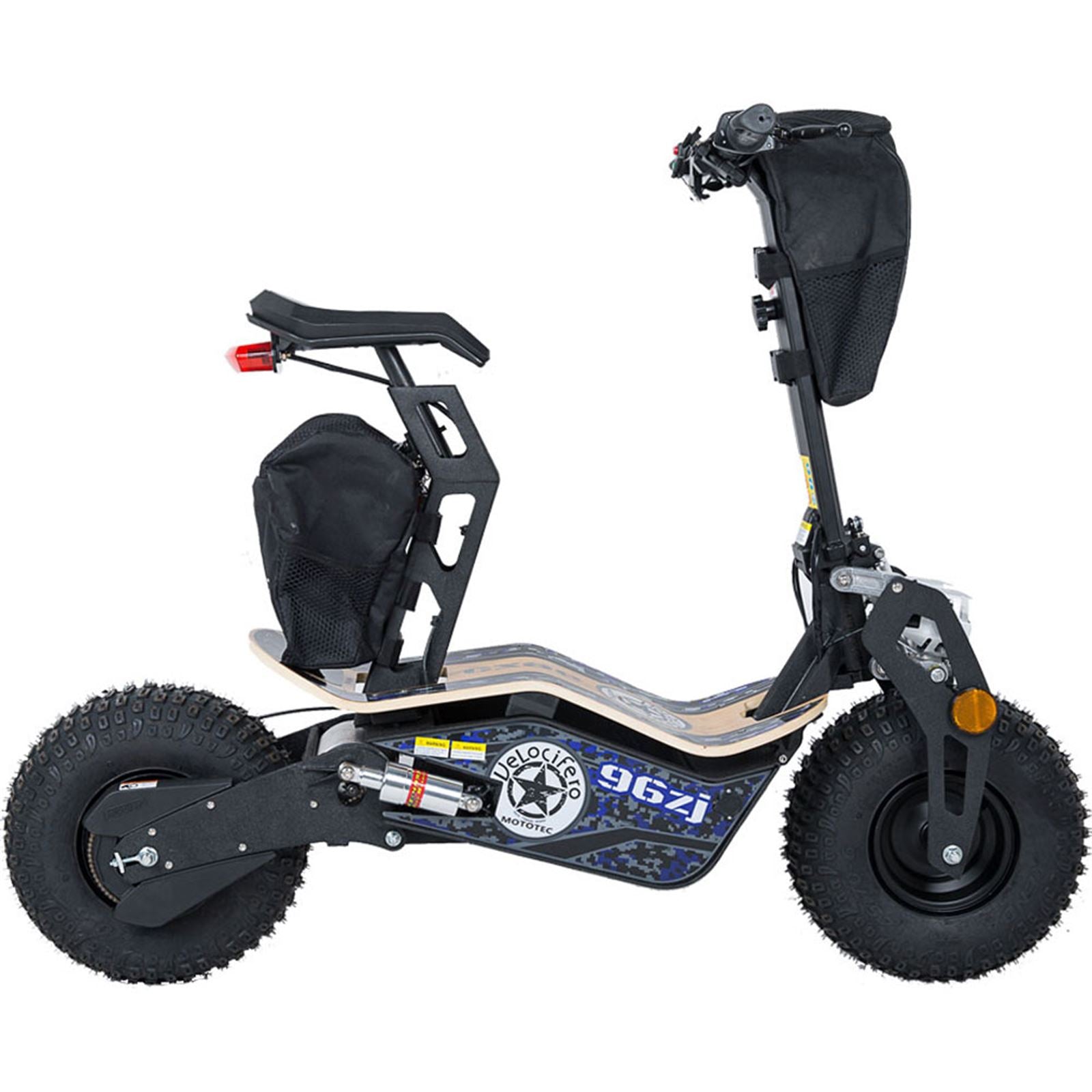 MotoTec USA Mad 1600w 48v Electric Scooter MT-MAD-1600_BLUE_909031