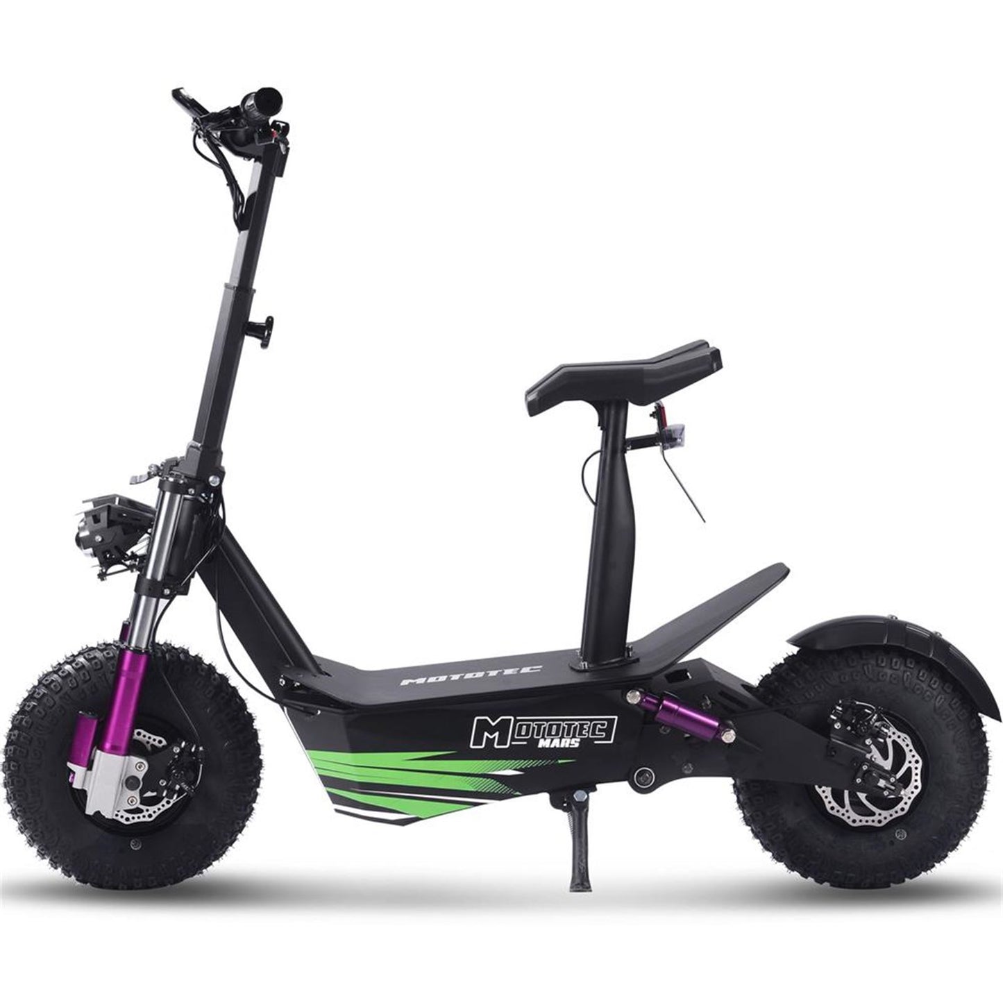 MotoTec USA Mars 48v 2500w Electric Scooter - Black MT-MARS-2500W_BLACK_909042