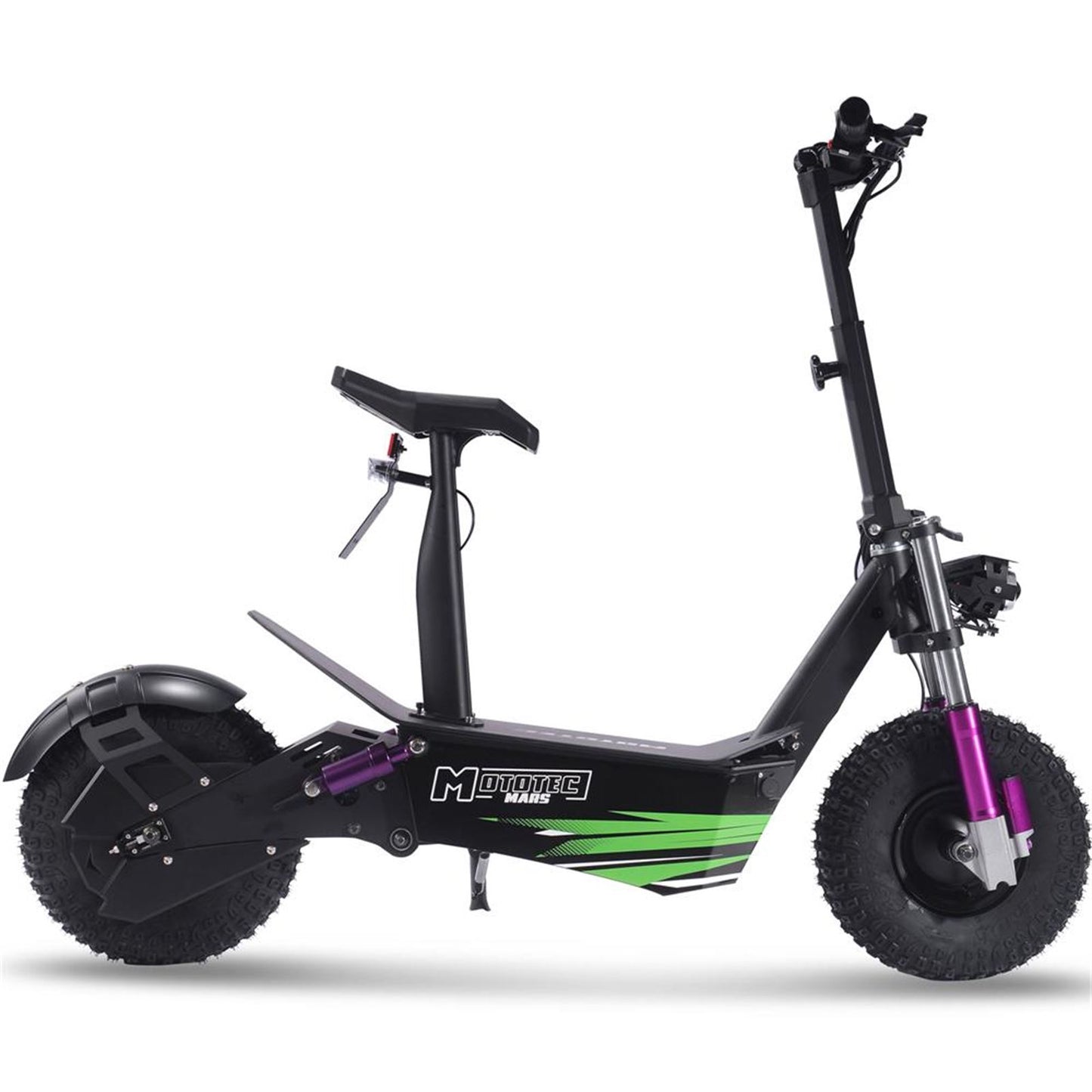 MotoTec USA Mars 48v 2500w Electric Scooter - Black MT-MARS-2500W_BLACK_909040