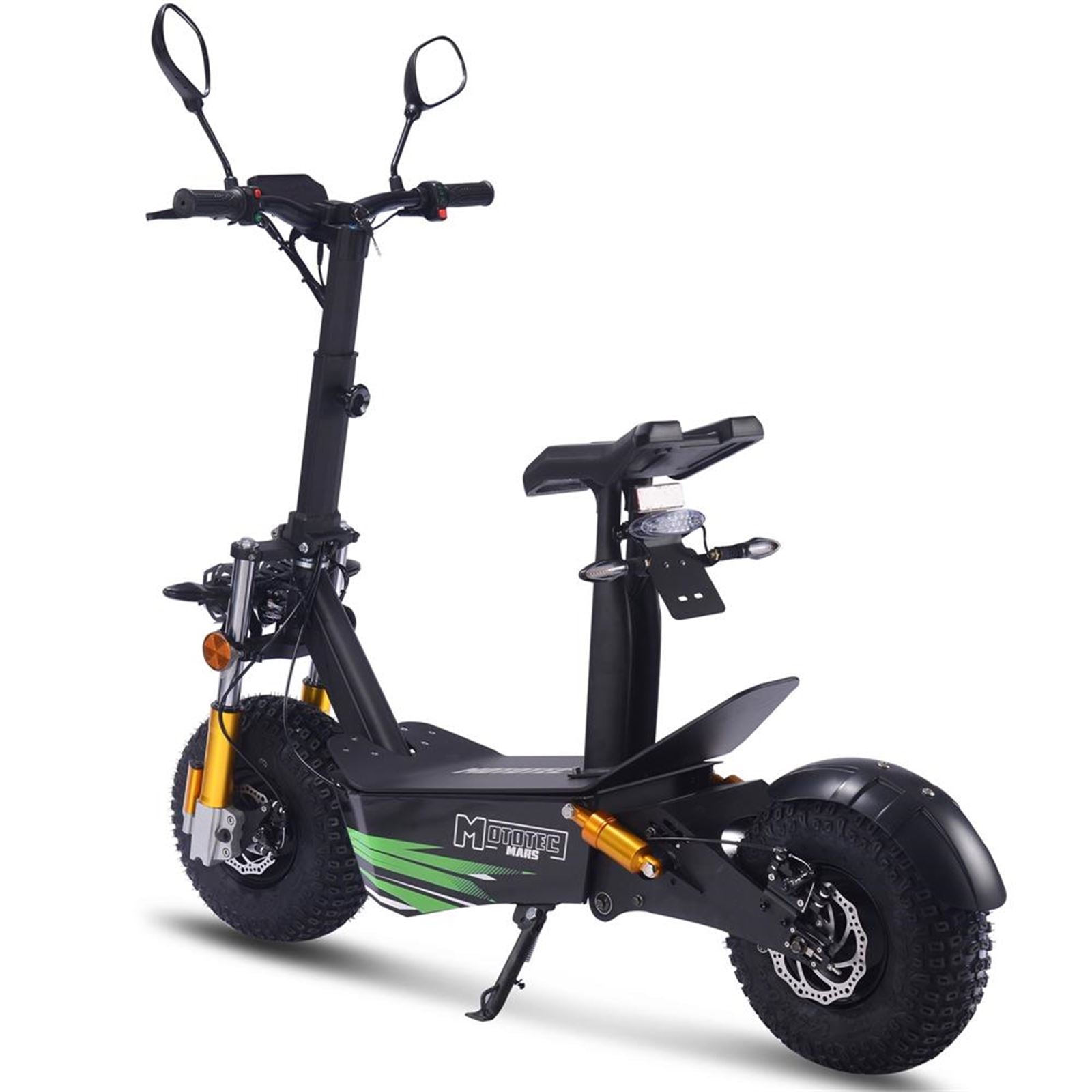 MotoTec USA Mars 60v 3500w Electric Scooter - Black MT-MARS-3500W_BLACK_909048