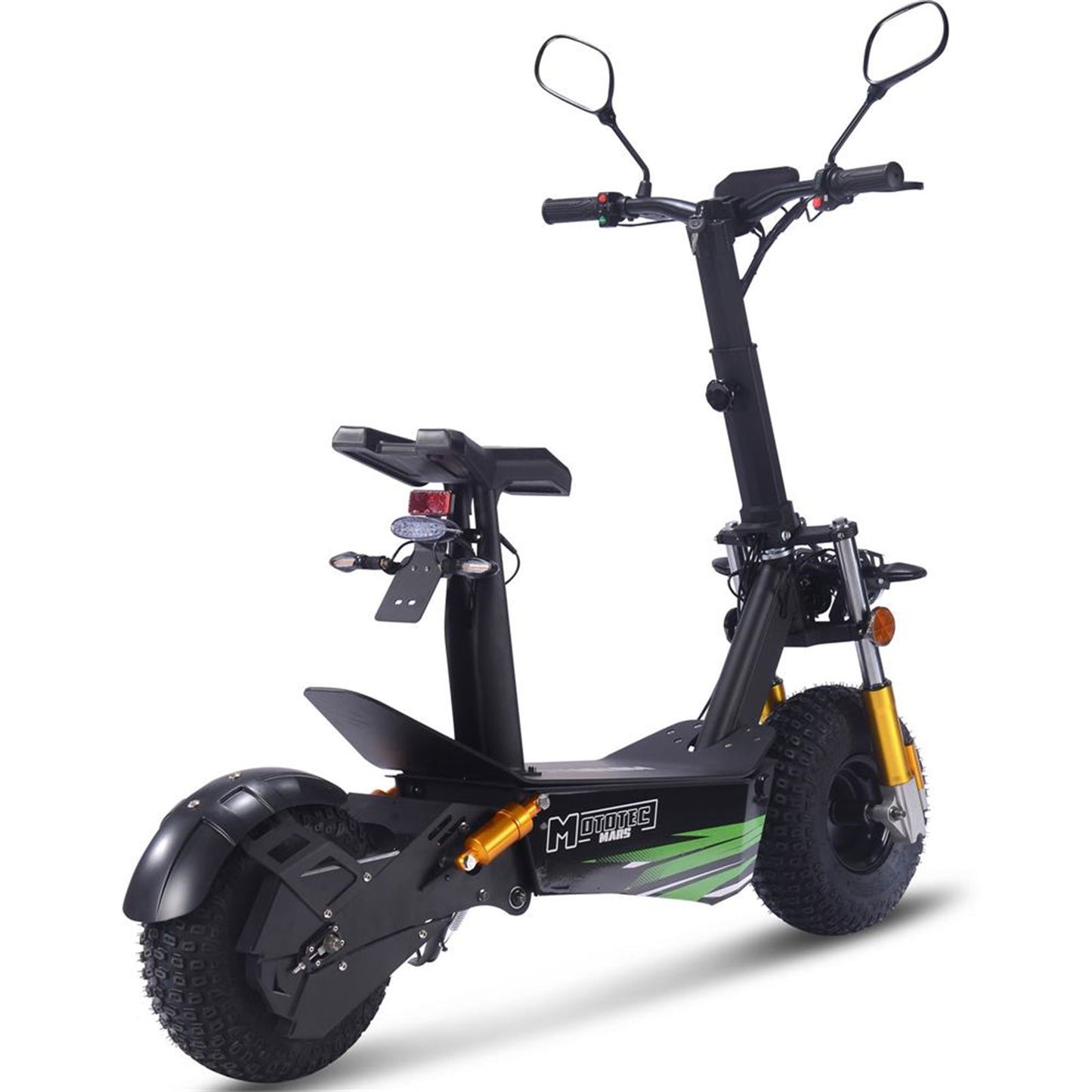 MotoTec USA Mars 60v 3500w Electric Scooter - Black MT-MARS-3500W_BLACK_909049