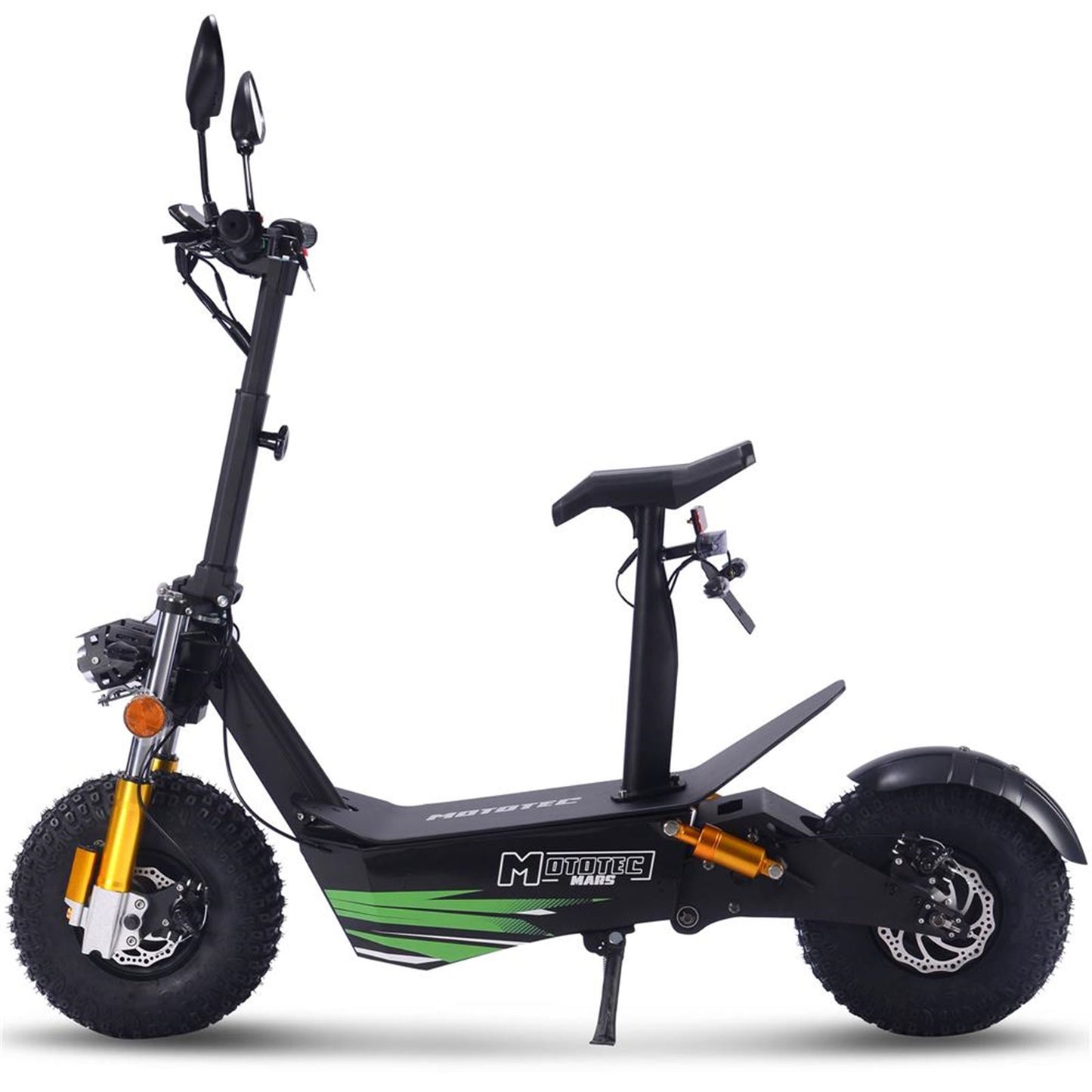 MotoTec USA Mars 60v 3500w Electric Scooter - Black MT-MARS-3500W_BLACK_909051