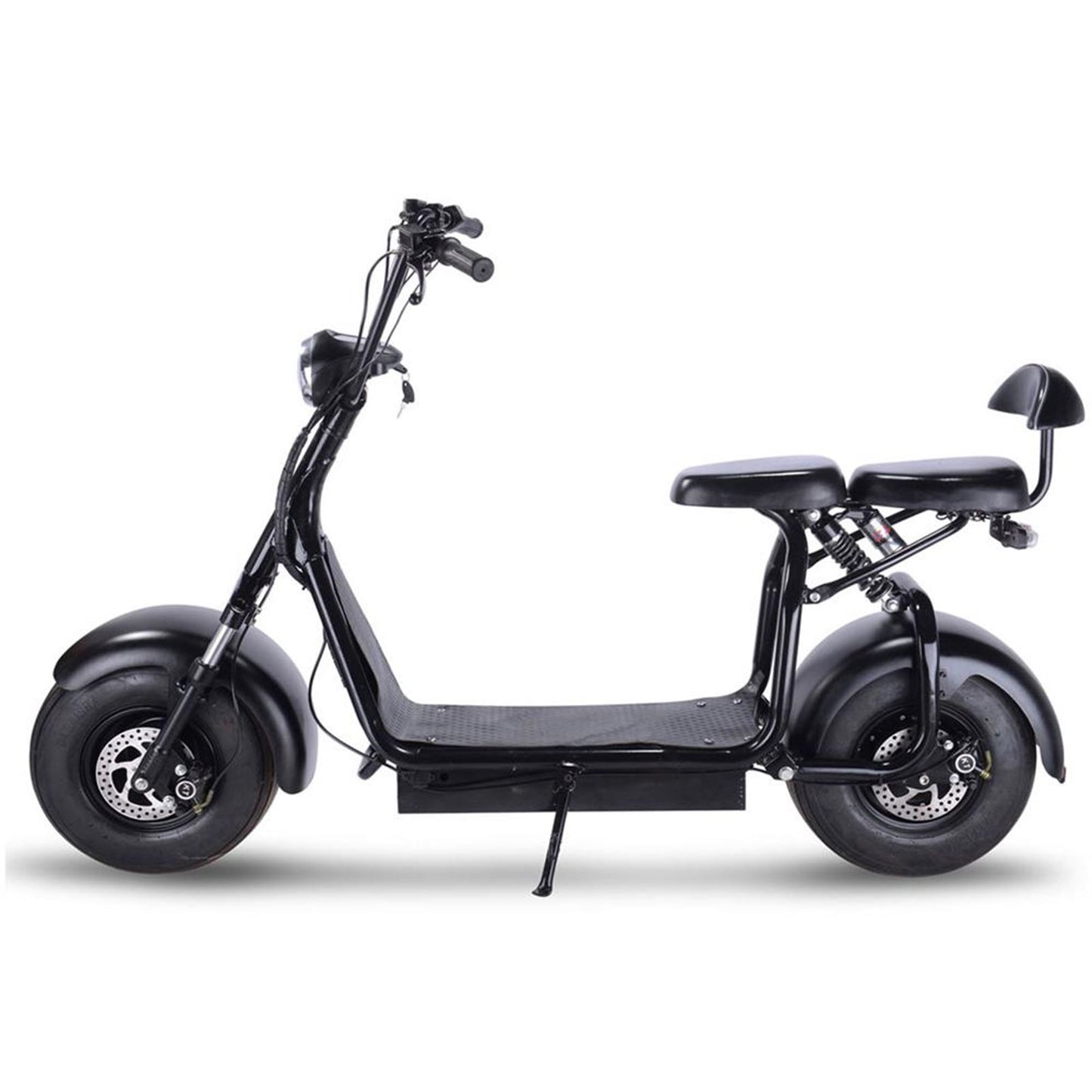 MotoTec USA Knockout 60v 1000w Electric Scooter - Black MT-KNOCKOUT-60V-1000_BLACK_908994