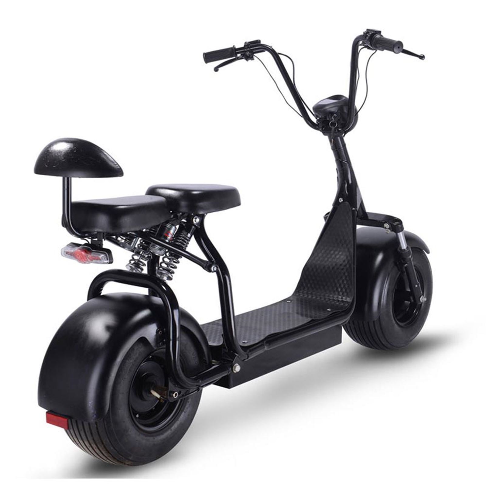 MotoTec USA Knockout 60v 1000w Electric Scooter - Black MT-KNOCKOUT-60V-1000_BLACK_908995