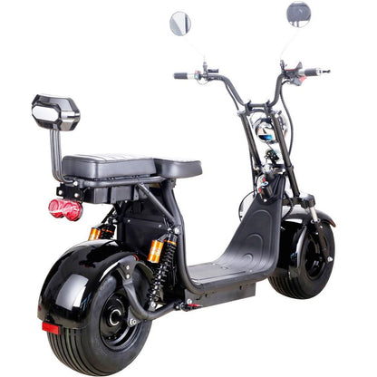 MotoTec USA Knockout 60v 2000w Lithium Electric Scooter - Black MT-KNOCKOUT-2000_BLACK_908988