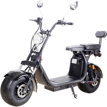 MotoTec USA Knockout 60v 2000w Lithium Electric Scooter - Black MT-KNOCKOUT-2000_BLACK_908992