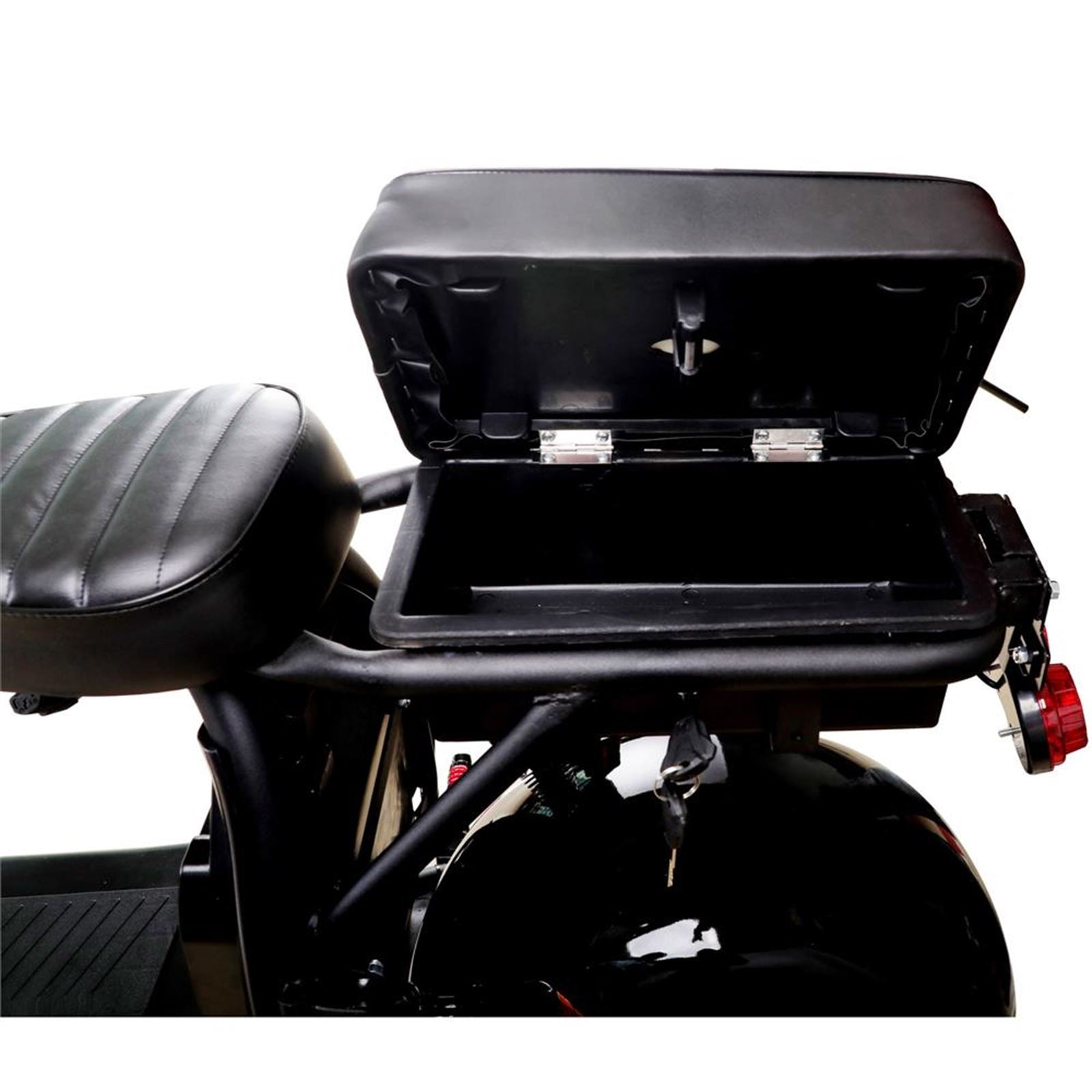 MotoTec USA Knockout 60v 2000w Lithium Electric Scooter - Black MT-KNOCKOUT-2000_BLACK_908981
