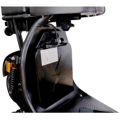 MotoTec USA Knockout 60v 2000w Lithium Electric Scooter - Black MT-KNOCKOUT-2000_BLACK_908984
