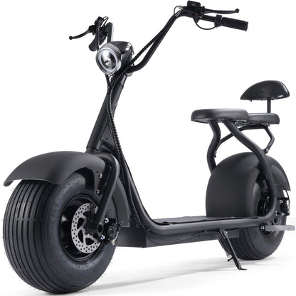 Fat Tire 60v 18ah 2000w Lithium Electric Scooter - Black_2658765