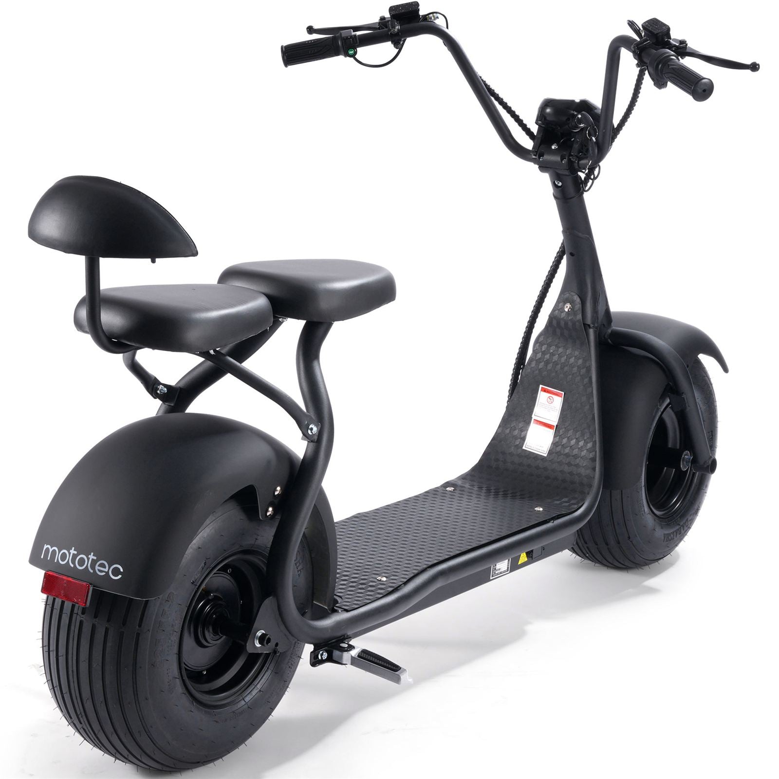 Fat Tire 60v 18ah 2000w Lithium Electric Scooter - Black_2658766