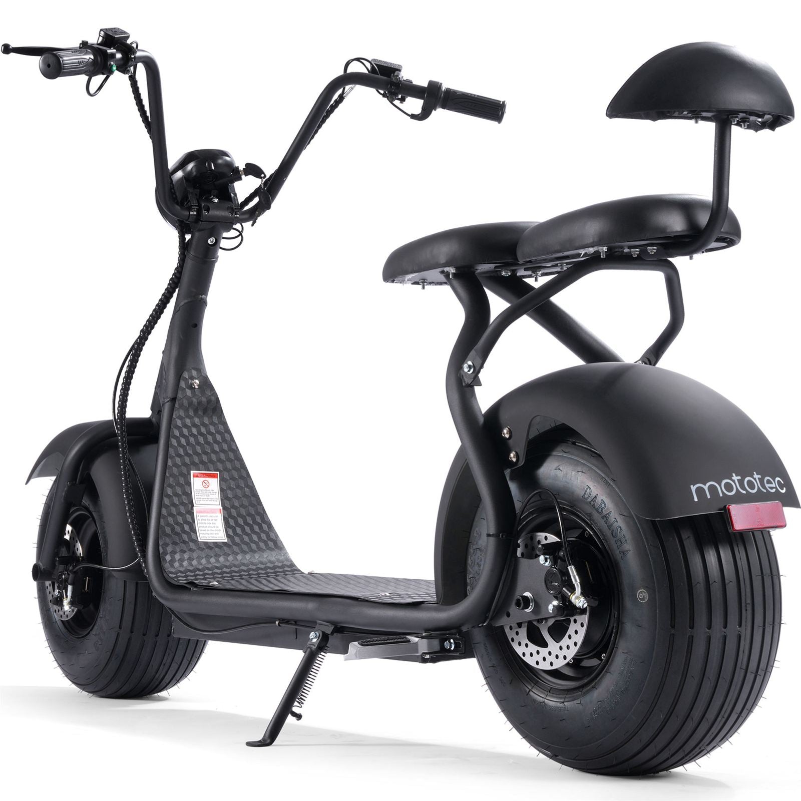Fat Tire 60v 18ah 2000w Lithium Electric Scooter - Black_2658767