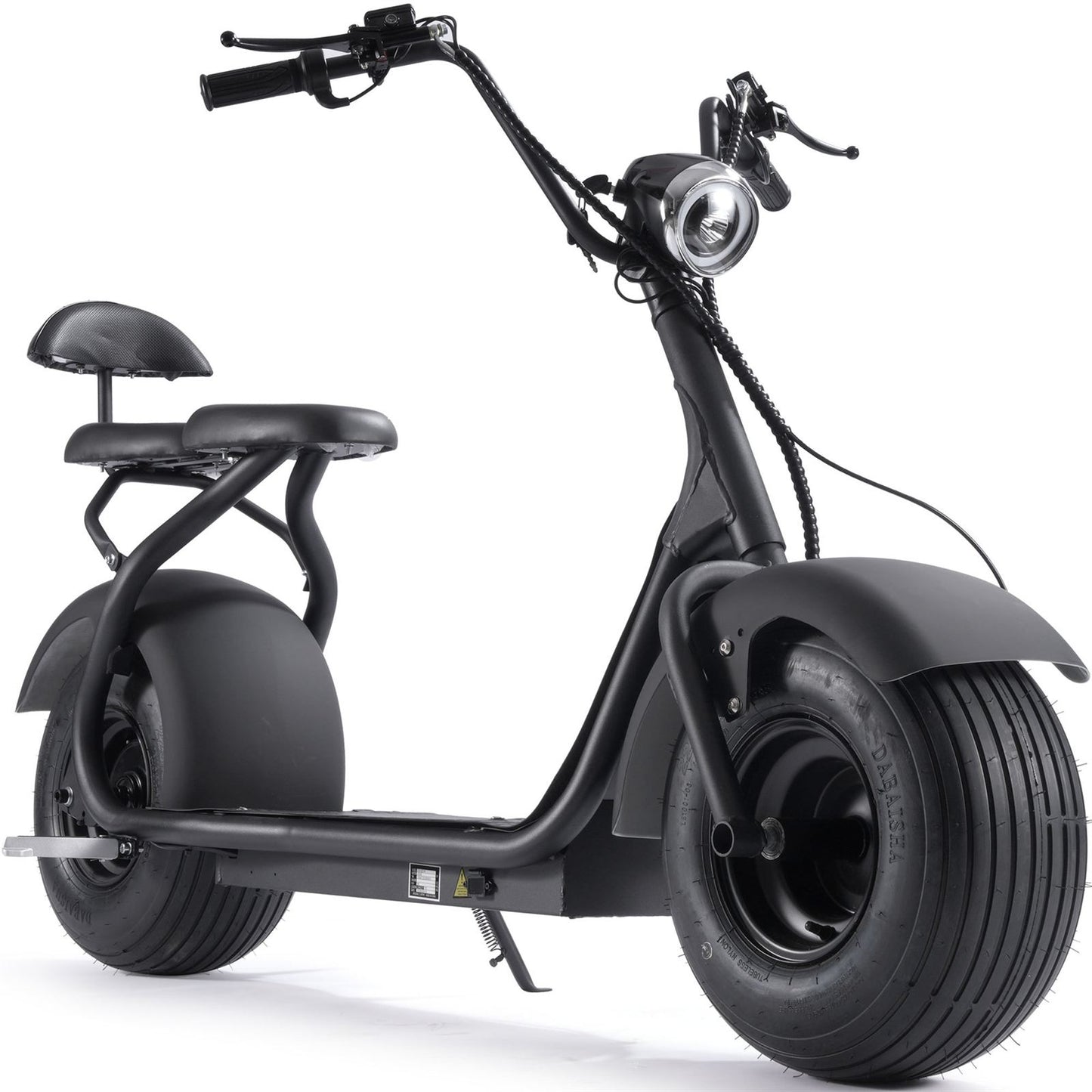 Fat Tire 60v 18ah 2000w Lithium Electric Scooter - Black_2658768