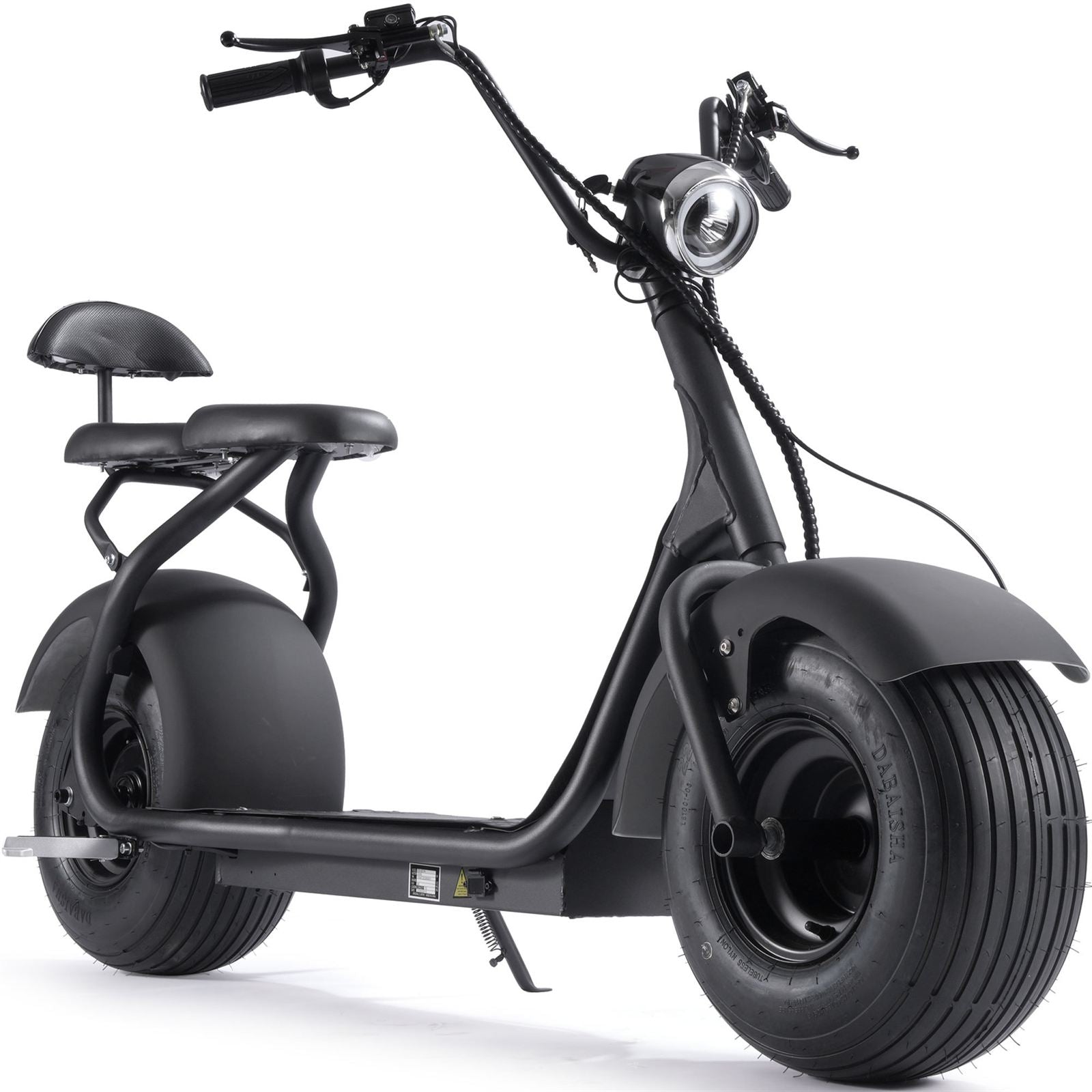 Fat Tire 60v 18ah 2000w Lithium Electric Scooter - Black_2658768