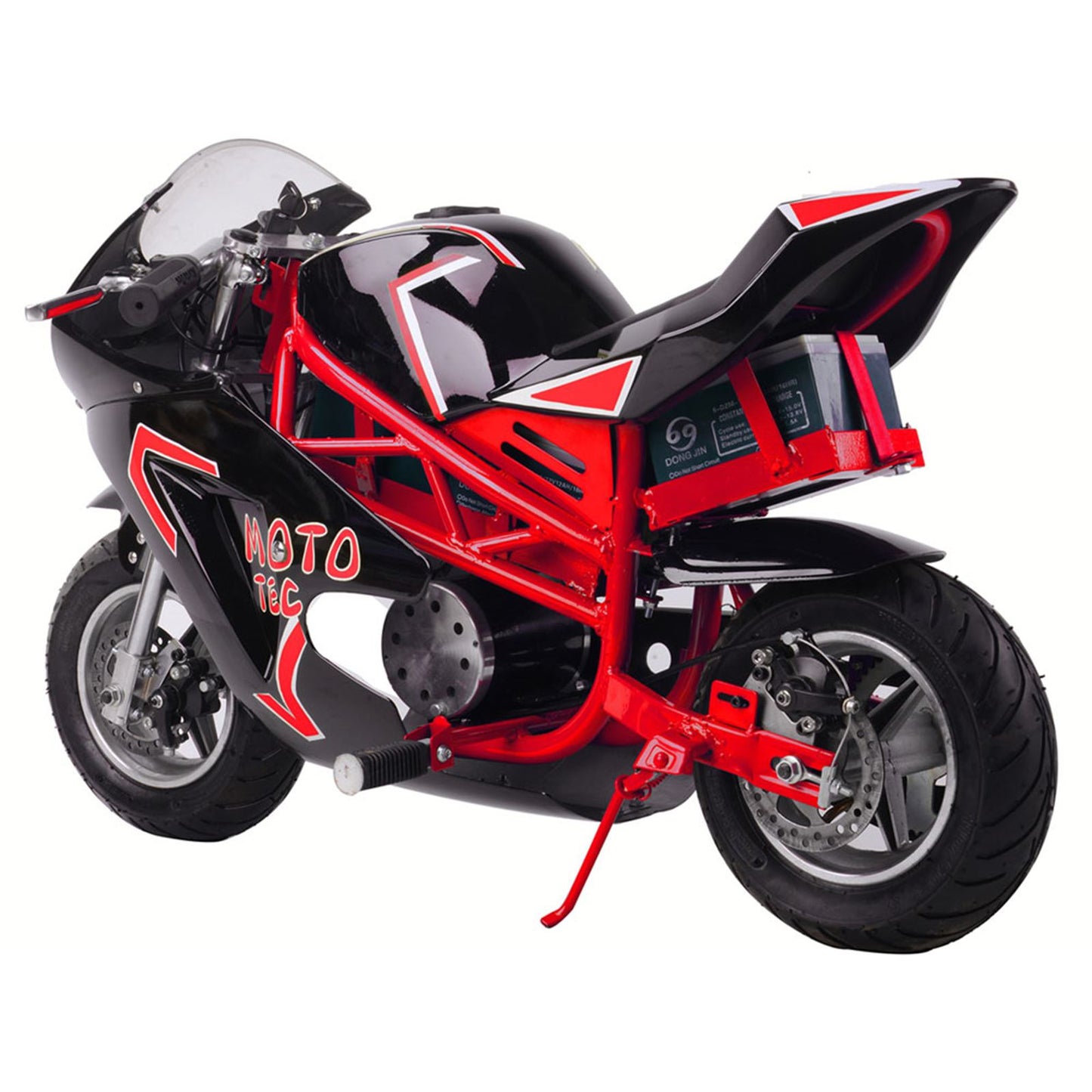 MotoTec USA 36v 500w Electric Pocket Bike GT - Red [MPN: MT-ELEC-GT_RED]_908491