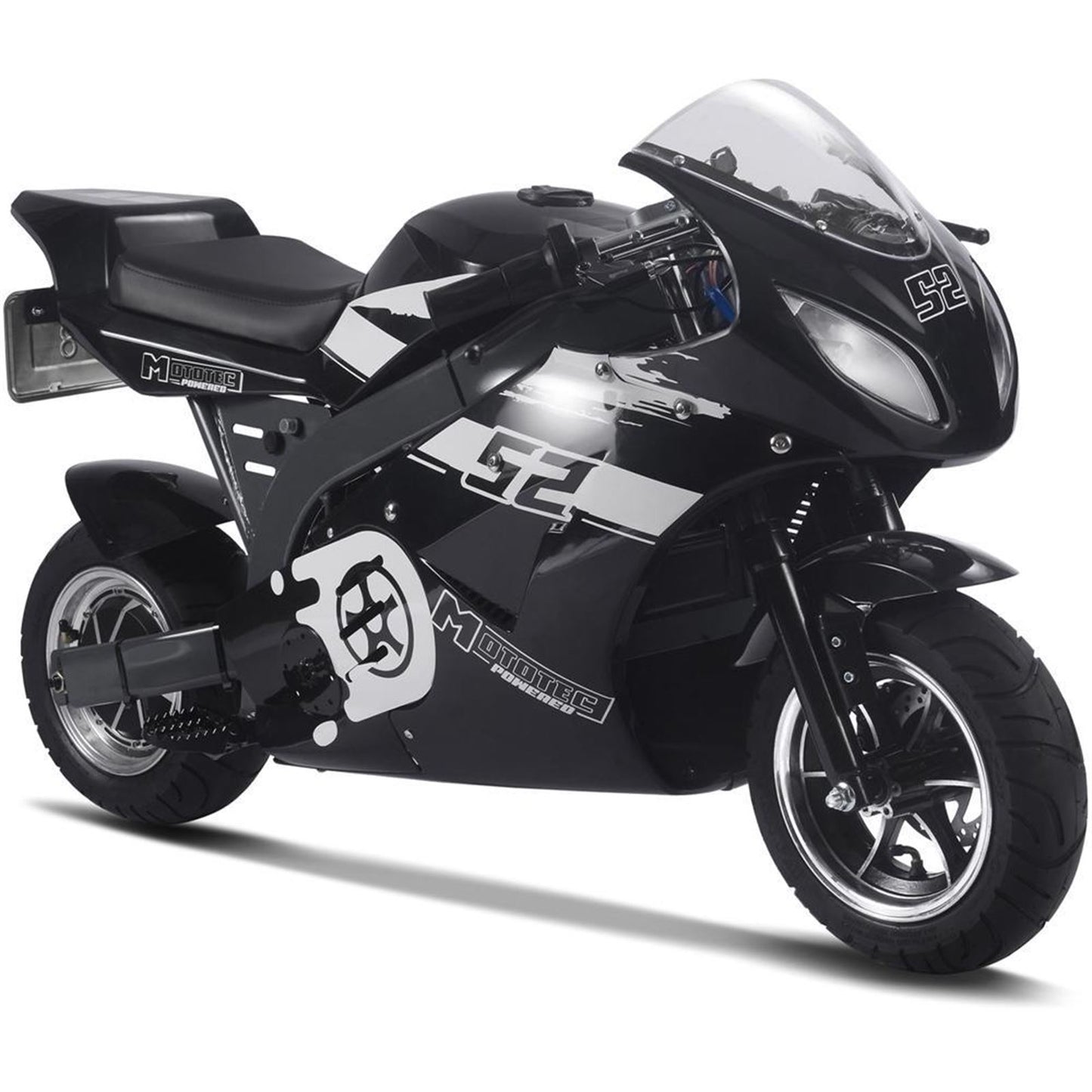MotoTec USA 1000w 48v Electric Superbike - Black MT-EP-SUPER_BLACK_1176572