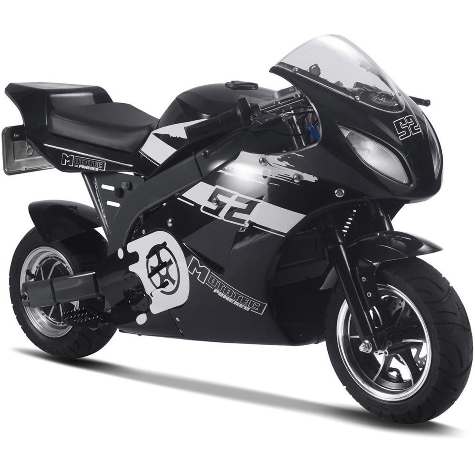 MotoTec USA 1000w 48v Electric Superbike - Black MT-EP-SUPER_BLACK_1176572