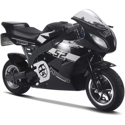 MotoTec USA 1000w 48v Electric Superbike - Black MT-EP-SUPER_BLACK_1176572