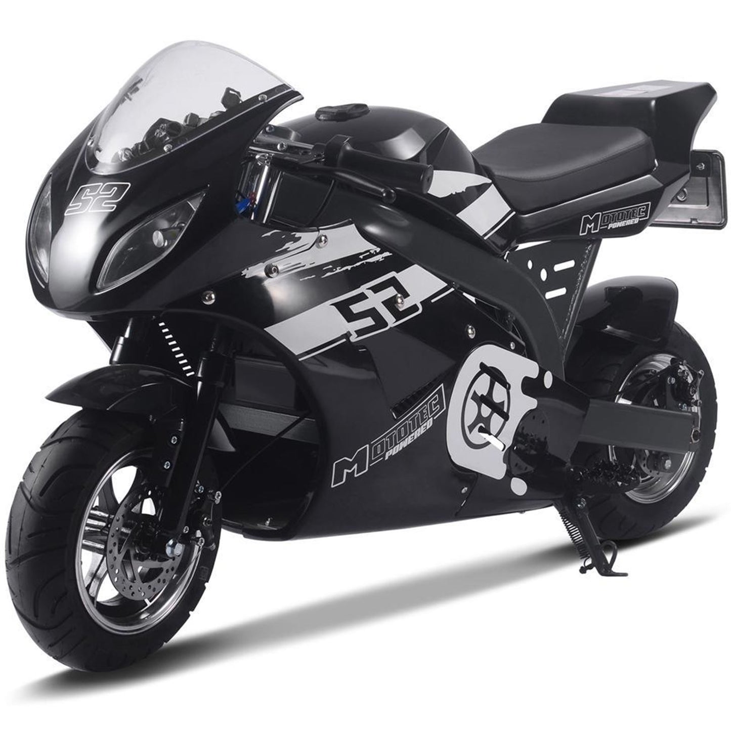 MotoTec USA 1000w 48v Electric Superbike - Black MT-EP-SUPER_BLACK_1176565