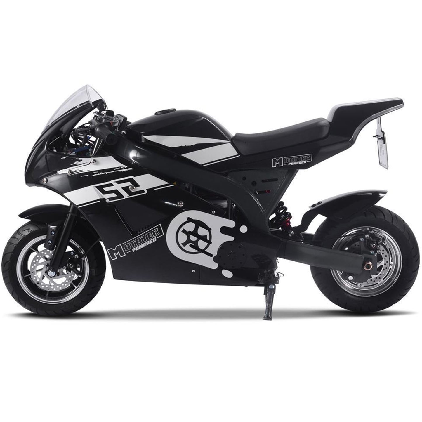 MotoTec USA 1000w 48v Electric Superbike - Black MT-EP-SUPER_BLACK_1176569