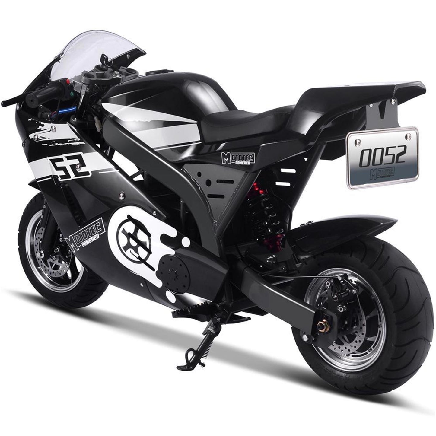 MotoTec USA 1000w 48v Electric Superbike - Black MT-EP-SUPER_BLACK_1176566