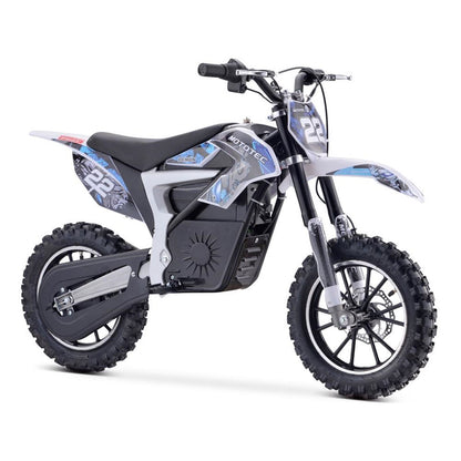 MotoTec USA 36v 790w Demon Electric Dirt Bike Lithium - Blue [MPN: MT-DIRT-LITHIUM_BLUE]_908404