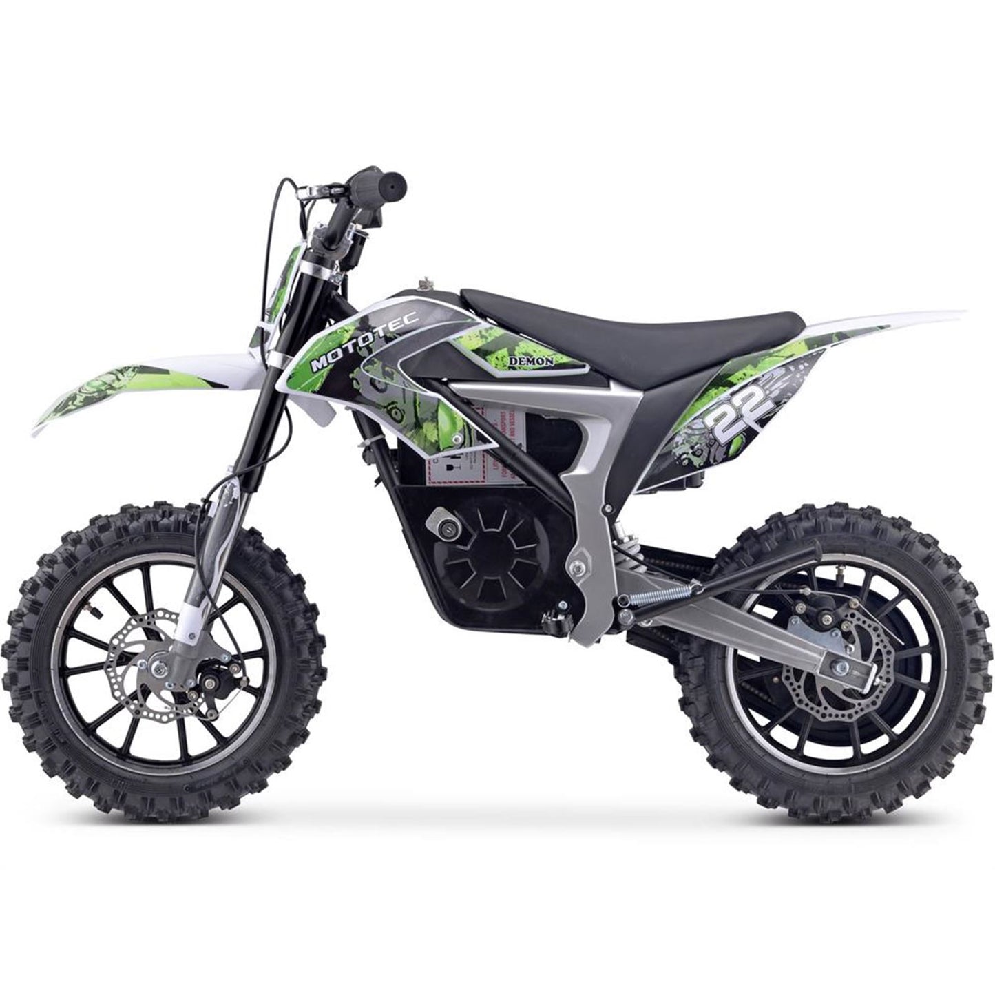 MotoTec USA 36v 500w Demon Electric Dirt Bike Lithium_908407