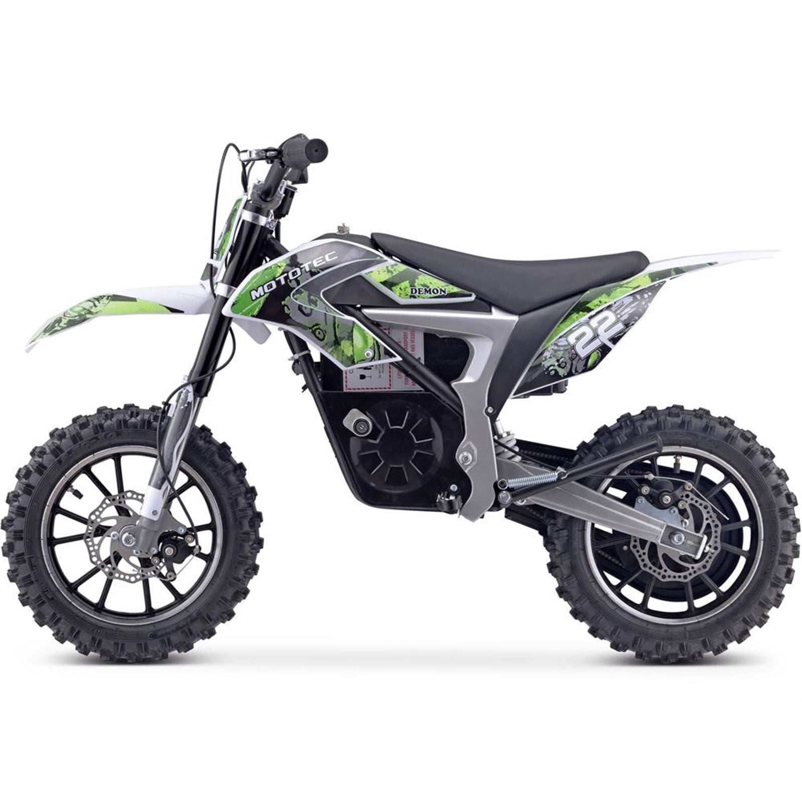 MotoTec USA 36v 500w Demon Electric Dirt Bike Lithium_908407