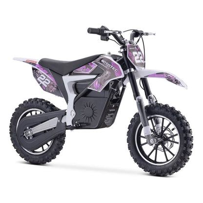 MotoTec USA 36v 790w Demon Electric Dirt Bike Lithium - Purple [MPN: MT-DIRT-LITHIUM_PURPLE]_908416