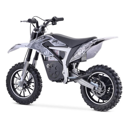 MotoTec USA 36v 790w Demon Electric Dirt Bike Lithium - White [MPN: MT-DIRT-LITHIUM_WHITE]_908426