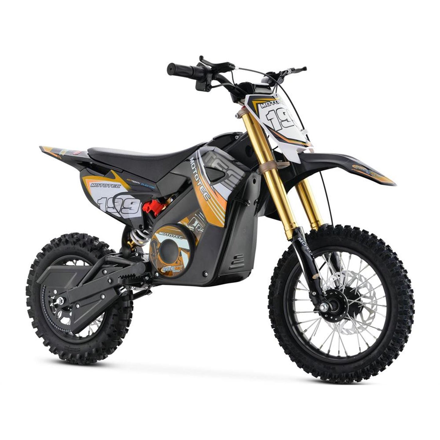 MotoTec USA 36v Pro Electric Dirt Bike 1200w Lithium - Orange MT-DIRT-PRO_ORANGE_908467
