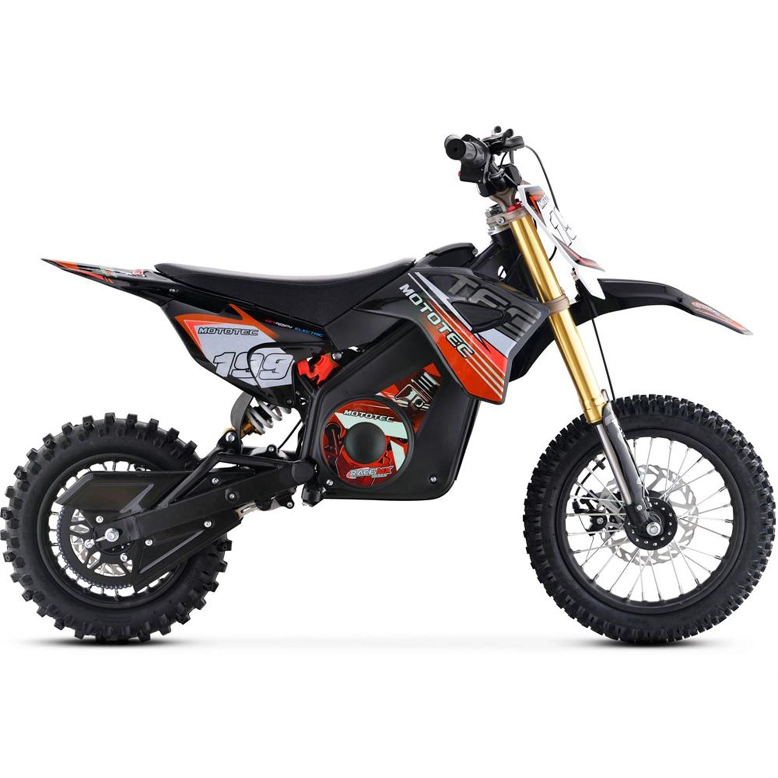 MotoTec USA 36v Pro Electric Dirt Bike 1200w Lithium - Red MT-DIRT-PRO_RED_908478