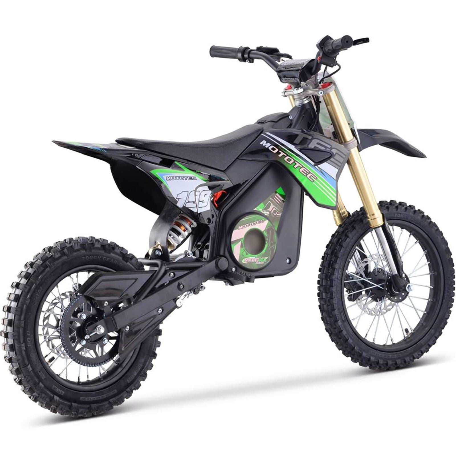 MotoTec USA 48v Pro Electric Dirt Bike 1800w Lithium - Green MT-DIRT-PRO-1500_GREEN_908436