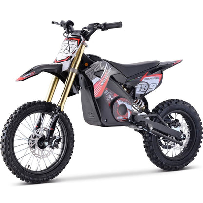 MotoTec USA 48v Pro Electric Dirt Bike 1800w Lithium - Red MT-DIRT-PRO-1500_RED_908451
