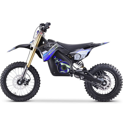 MotoTec USA 48v Pro Electric Dirt Bike 1800w Lithium - Blue MT-DIRT-PRO-1500_BLUE_908419
