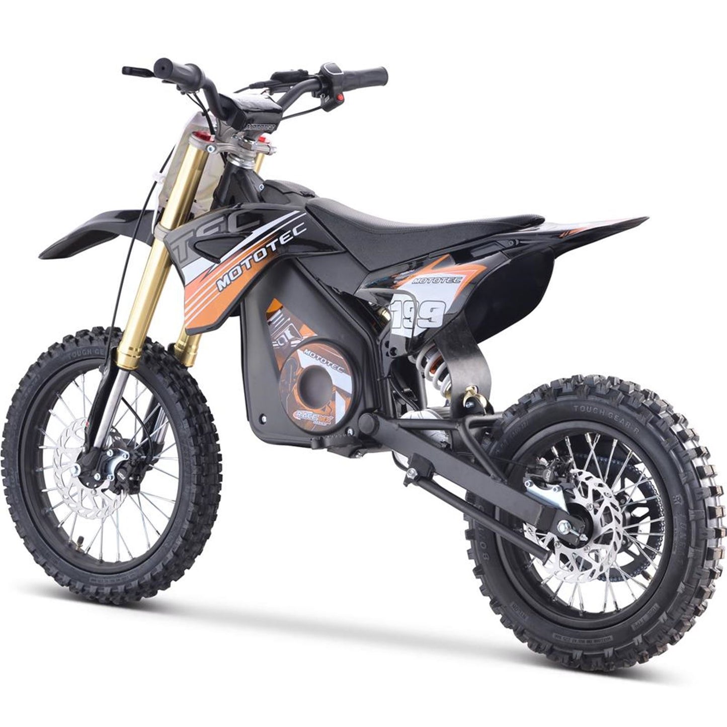 MotoTec USA 48v Pro Electric Dirt Bike 1800w Lithium - Orange MT-DIRT-PRO-1500_ORANGE_908441