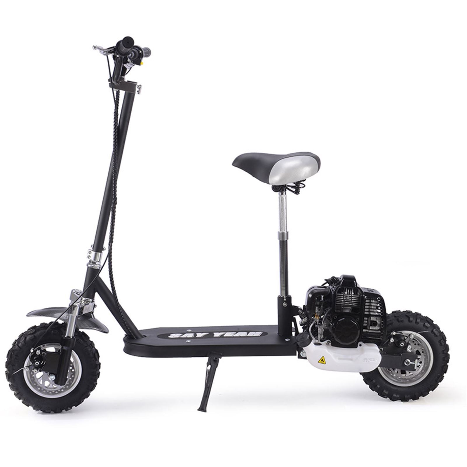 MotoTec USA Say Yeah 49cc Gas Scooter - Black SY-GAS-SCOOTER-49CC_BLACK_909909