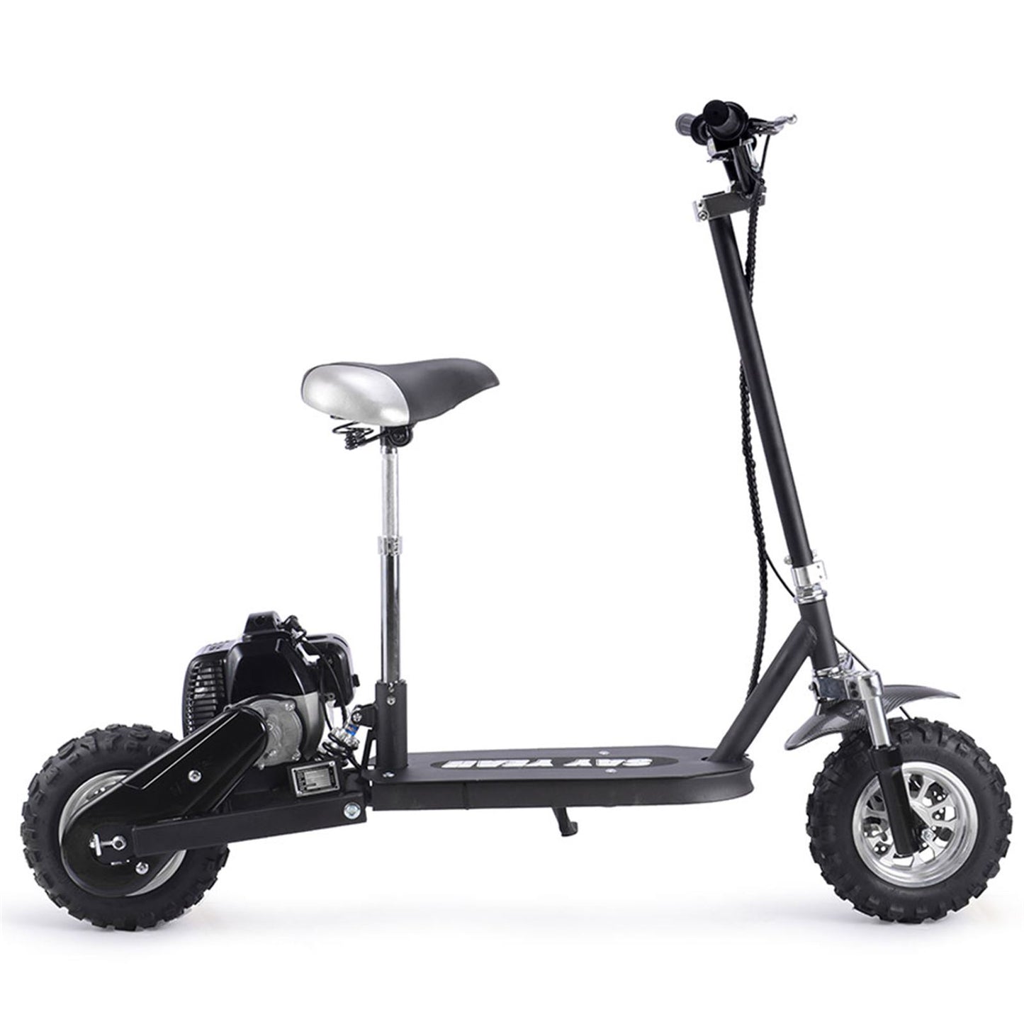 MotoTec USA Say Yeah 49cc Gas Scooter - Black SY-GAS-SCOOTER-49CC_BLACK_909908