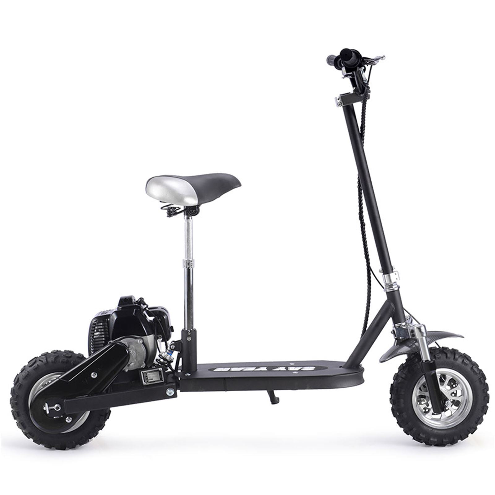 MotoTec USA Say Yeah 49cc Gas Scooter - Black SY-GAS-SCOOTER-49CC_BLACK_909908